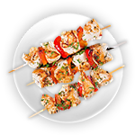 Satay Chicken On Skewers 